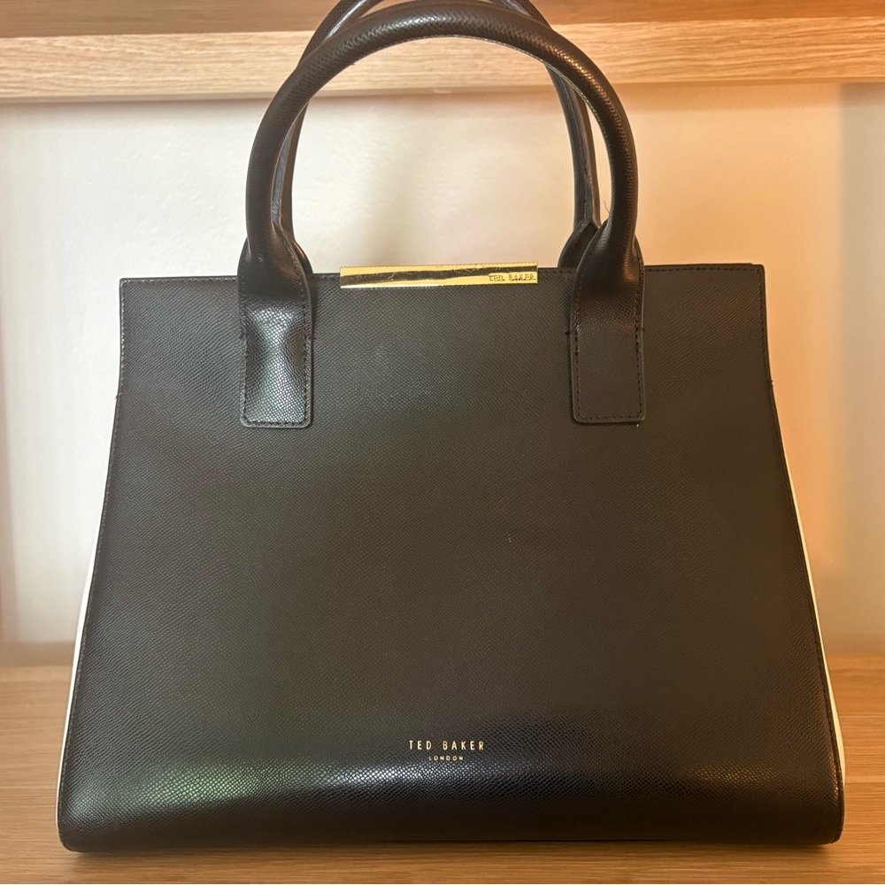 Ted Baker Black Leather Satchel